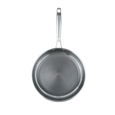 MasterPan Stainless Steel & Aluminum Fry Pan, 11", 28cm