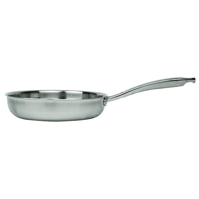 MasterPan Stainless Steel & Aluminum Fry Pan, 9", 23cm