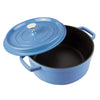 MasterPan 3.7L Non-Stick Cast Aluminum Dutch Oven, 9", 24cm, Blue