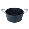 MasterPan 4.7L Granite Stone Non-Stick Casserole with Lid, 9.5", 23cm