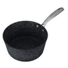 MasterPan Granite Stone Non-Stick Sauce Pan with Lid, 7", 18cm