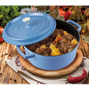 MasterPan 3.7L Non-Stick Cast Aluminum Dutch Oven, 9", 24cm, Blue