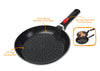 MasterPan Fat-Free Fry Pan w/ Removable Drip Plate, 11", 28cm, Black