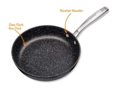 MasterPan Granite Stone Non-Stick Fry Pan, 9.5", 23cm